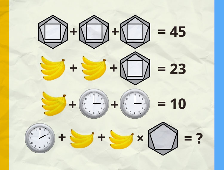 Задача про бананы, часы и многоугольники
